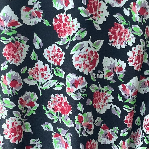 Vintage Breli original Black and floral dress with a belt and pockets no size. - Picture 4 of 6